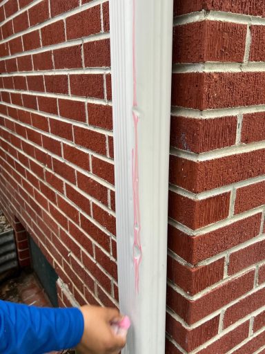 Soft Metal or Gutters damaged by hail. 